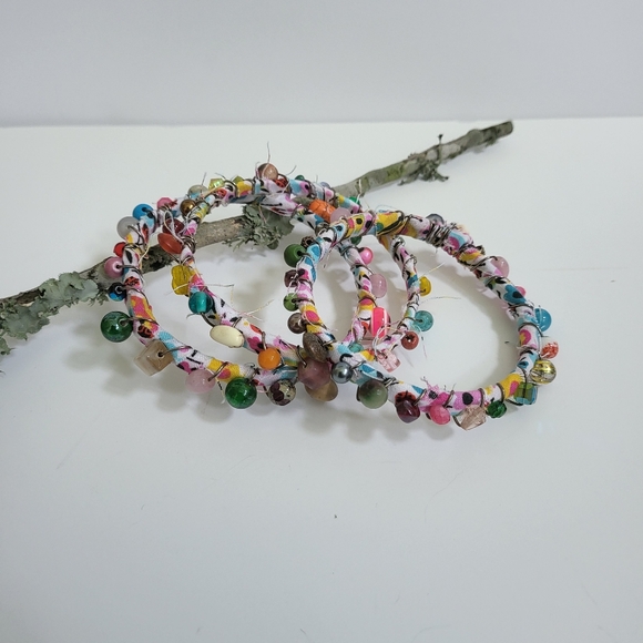 Handcrafted Stack Bracelet Set - Picture 8 of 10